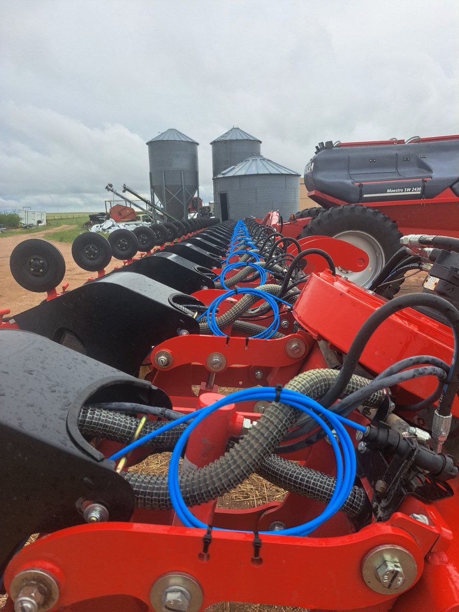 Microtube upgrade on a drizzly afternoon.