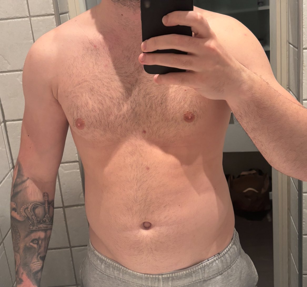 This guy is making fun of other men and calling them unmasculine because of their exercise choices.  

LOL LMAO even