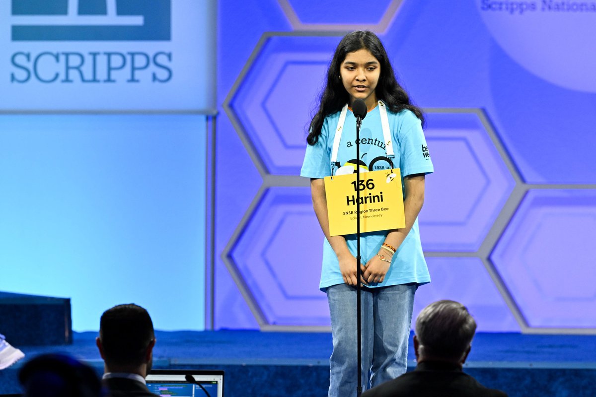 ScrippsBee's tweet photo. 2/3 #Speller53 Sarv Dharavane
#Speller136 Harini Murali
#Speller144 Brian Liu https://t.co/trKVTQPKDk