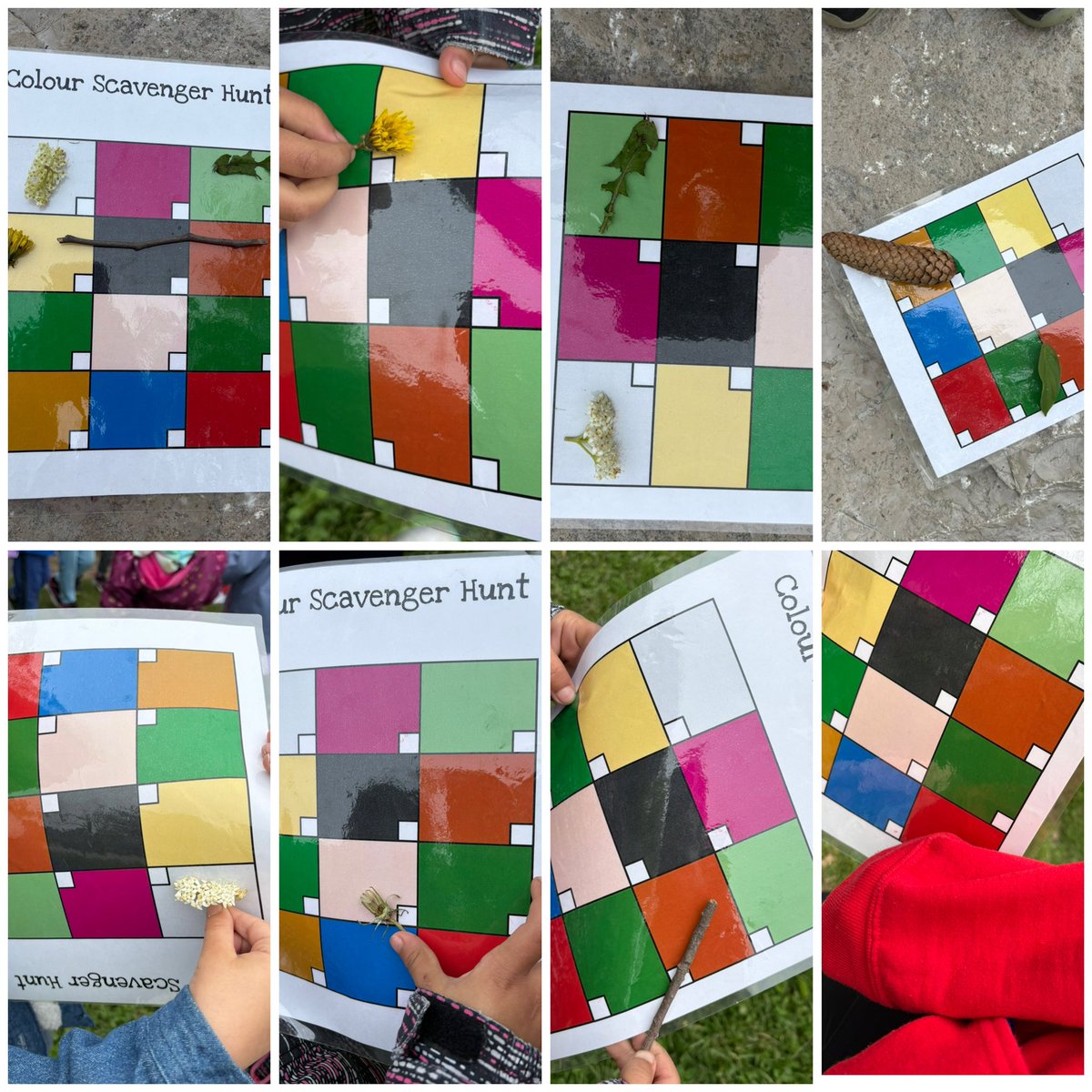 Little explorers on the hunt! 🌈🌿 Our kindergarteners had a wonderful time engaging in a colour-matching nature scavenger hunt—sparking creativity, building inquiry skills, fostering independence, and deepening their connection to the natural world. #FDK #KindergartenExplorers