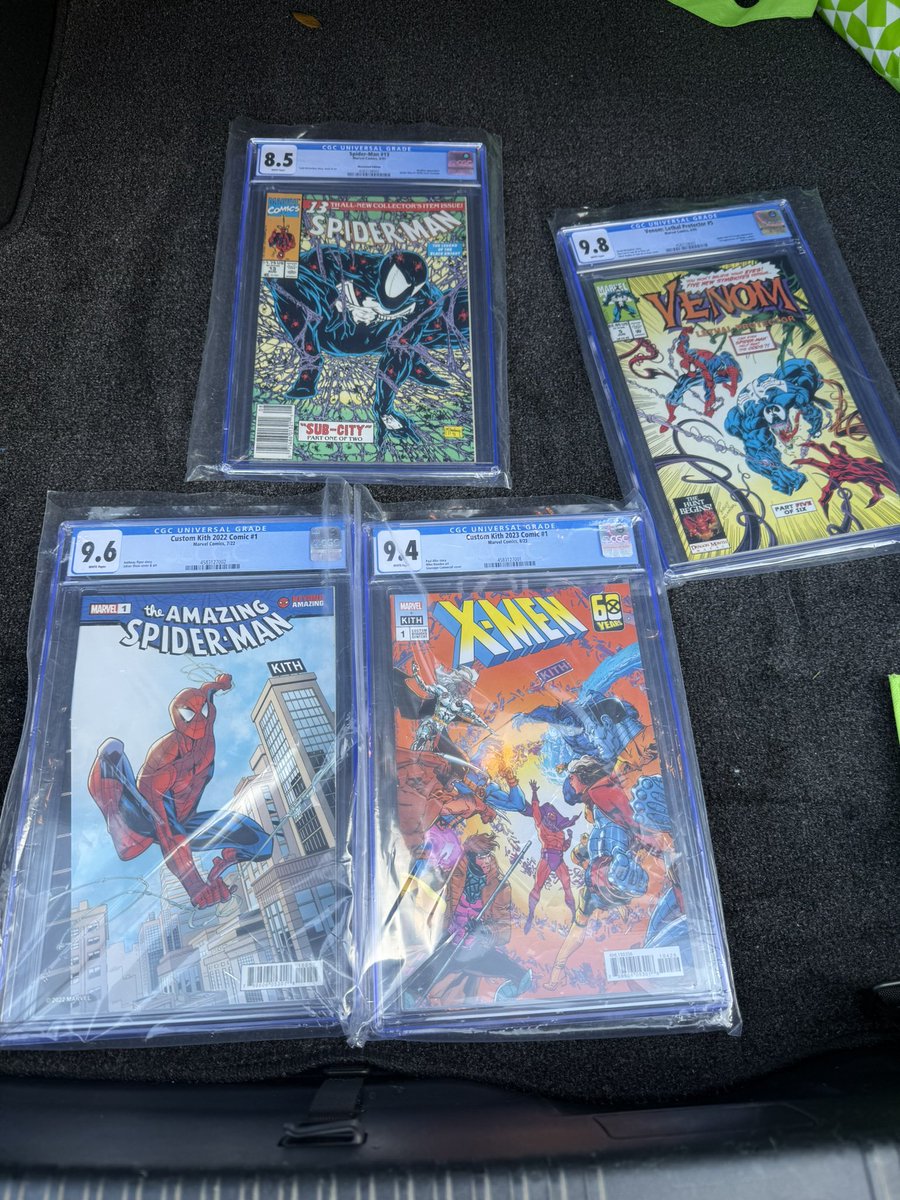 First grades back. Bummer on the Symbiote Spiderman but everything else is a W :)