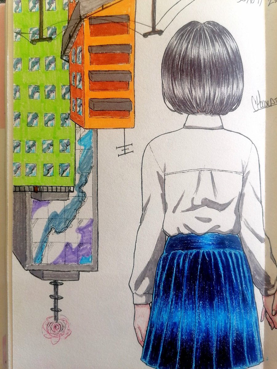 ChocolattV's tweet image. I drew this after watching Adam by Eve
Eve's music goes hard sjdlsbdkaj
#traditionalart #adambyeve