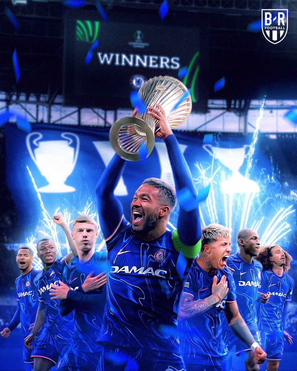 ConsultorBali's tweet photo. 28 May 2025 • Chelsea FC:
UEFA #ConferenceLeague Winners 2025!
The Blues end their season with European glory after a 4-1 win on Real Betis in the Conference League Final at #Wroclaw, Poland. #UpTheChels! 💙

#CFC #Chelsea #ChelseaFC
#ChelseaFootballClub
#KTBFFH #UECL #UECLFinal https://t.co/0fMYyFDKgG