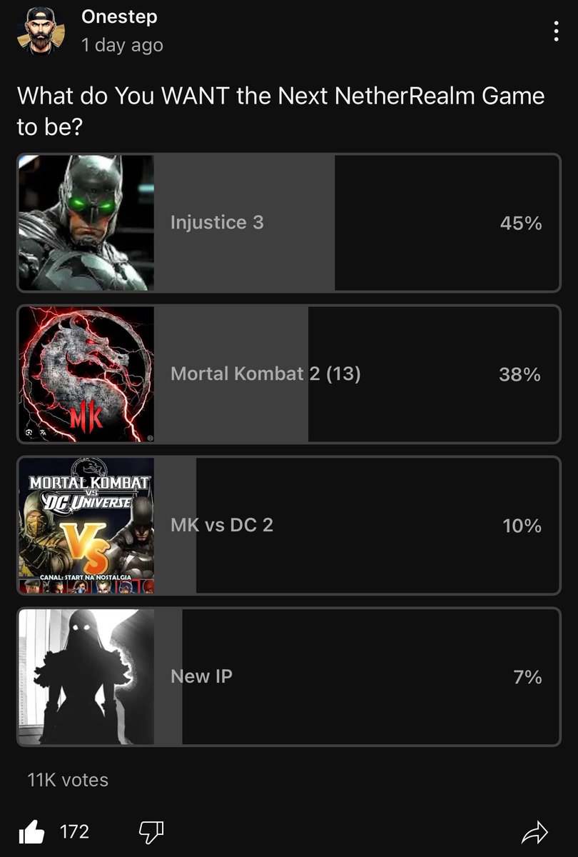 To those who want #injustice3, you’re not alone. (Me included)