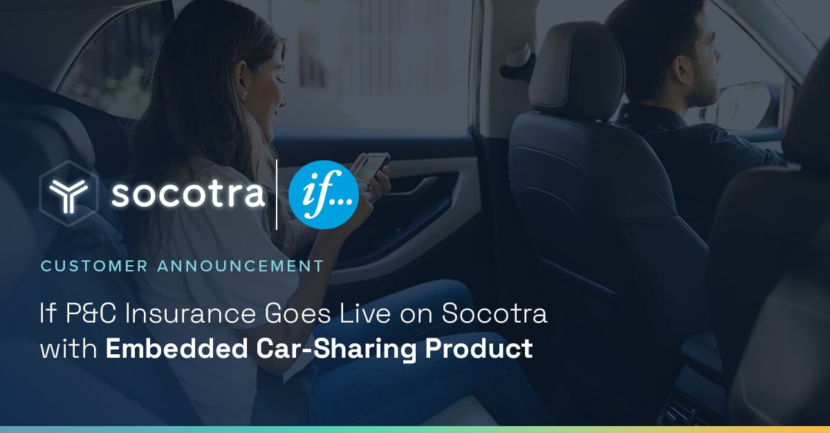 We’re thrilled to announce that If P&amp;C Insurance, the largest property and casualty insurer in the Nordics, has successfully launched an embedded car-sharing insurance product on Socotra — in just five months! 

👉 Read more: hubs.li/Q03pDlNq0