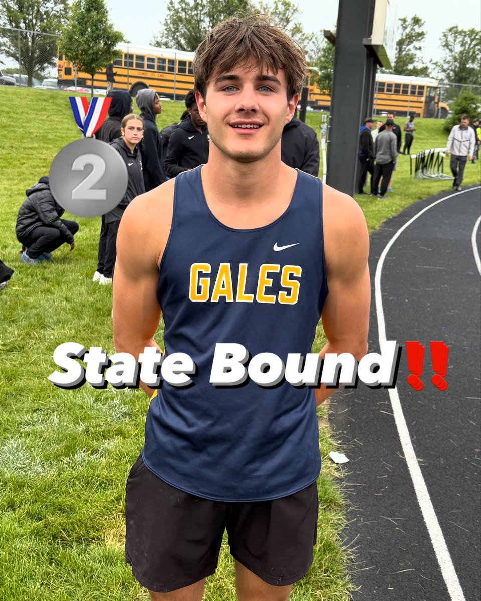 Bas Fahrer is REGIONAL RUNNER-UP 🥈in the Pole Vault and will compete at the State Championships next week‼️