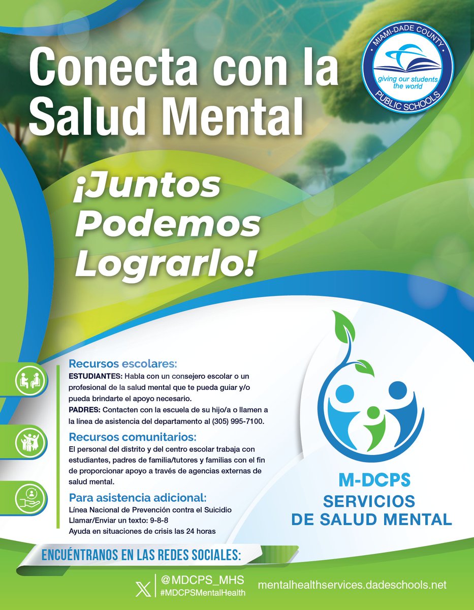 NBB_Elementary's tweet image. Please see the flyers for mental health assistance during the summer. @suptdotres @mdcps  @mdcpssouth #yourbestchoicemdcps #wineveryday #beegreat #bgreat #yourbestchoiceNBB #makeadifference