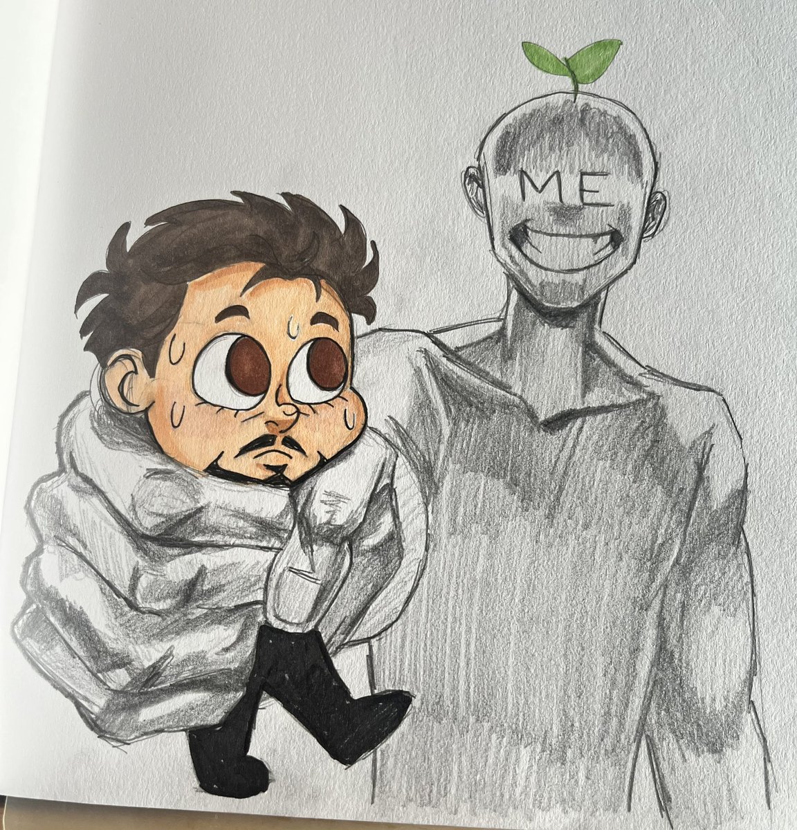 Real representation of me with Tony Stark: