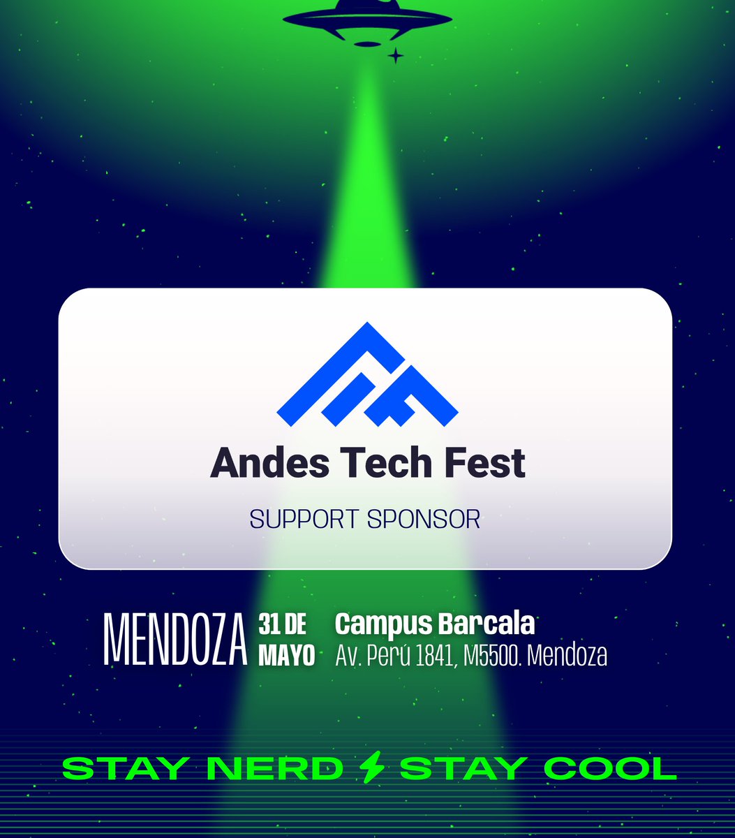 ¿Quién dijo que en la montaña no se codea? 🏔️
<a href="/Andestech_ok/">Andes Tech</a> donde devs, makers y startups se encuentran para compartir ideas que escalan.

Ahora también se suma al NERDCAMP 💚

👉 Workshops, hackathon, y una conferencia que sí sube el nivel: lu.ma/rcn14279