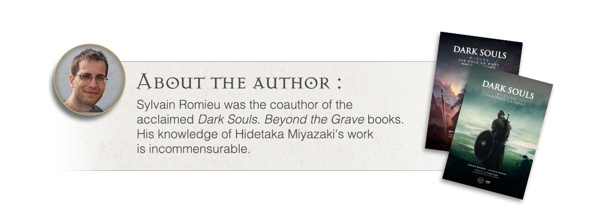 🪶 The author of our Elden Ring analysis book is none other than Sylvain Romieu, who previously coauthored both volumes of Dark Souls: Beyond the Grave.  

He’s our foremost expert on all things FromSoftware!

⤵️⤵️⤵️
kickstarter.com/projects/third…