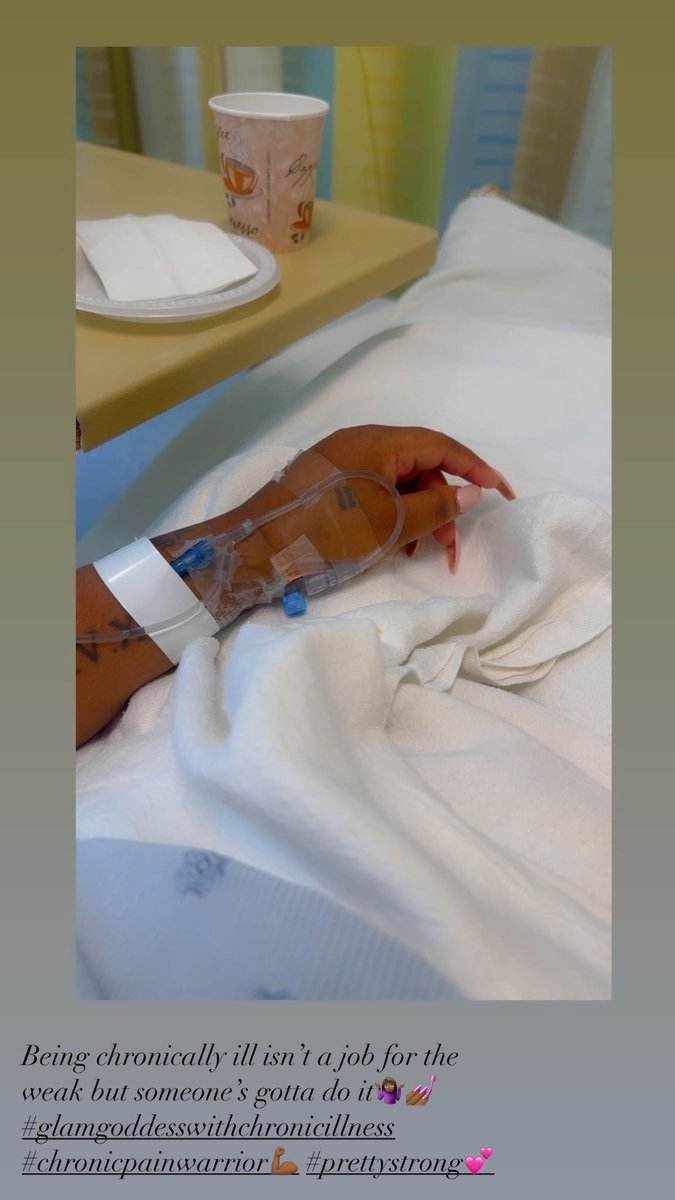 BLckwidow24's tweet image. Warrior Princess💪🏾🙌🏾

Today was a lot both mentally and physically but as always we pushed through and did what needed to do✨.

#chronicpainwarrior #glamgoddesswithchronicillness #strongAF💕
