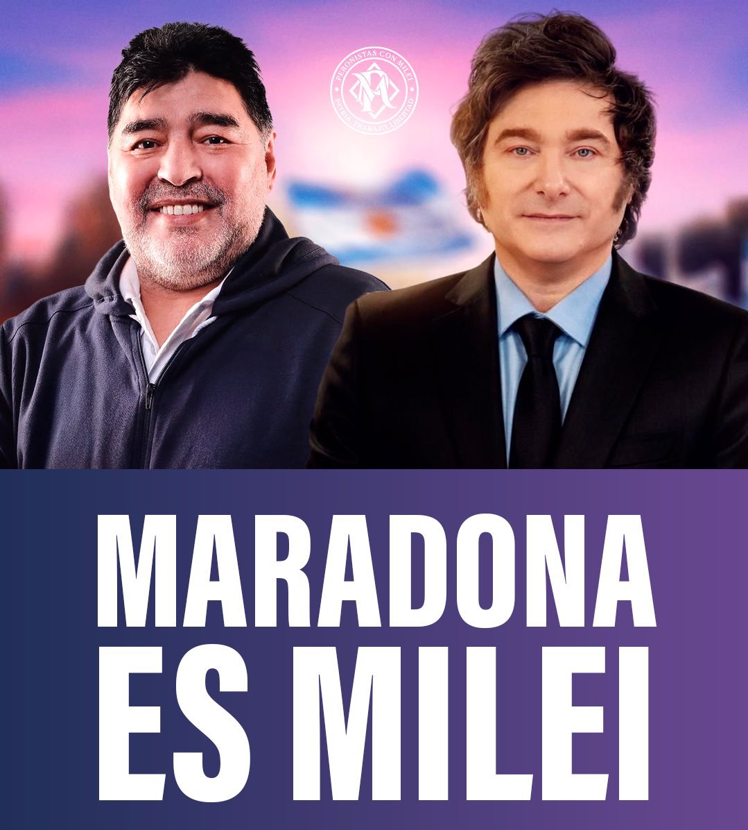 GordoDan_'s tweet image. MARADONA ES MILEI