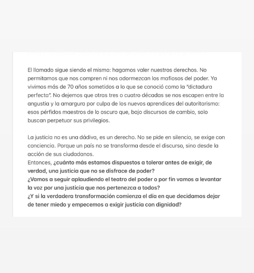 ReflectorMX2025's tweet photo. Columna a la opinión pública #opinion #Elecciones2025 #PoderJudicial #democracia https://t.co/sIIJP2Vb1F