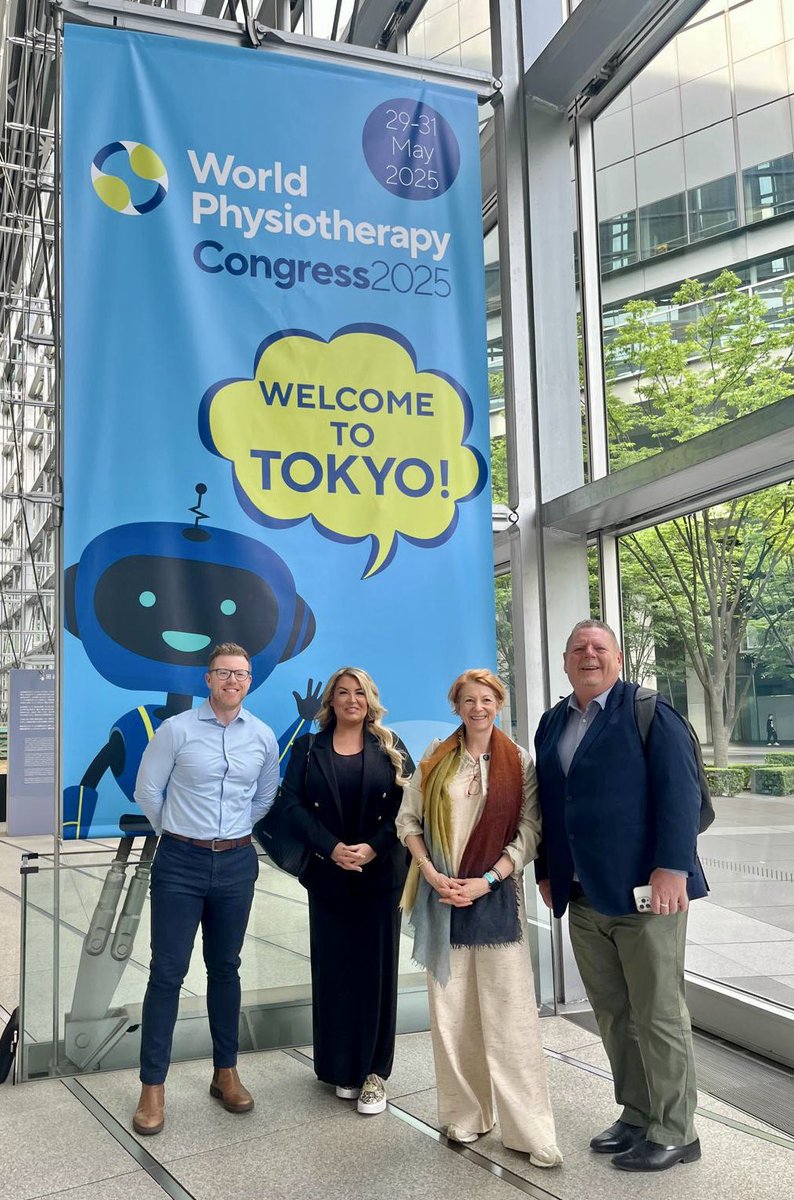 Day 1 of #WorldPhysio2025 in #Tokyo 

Extremely excited to be attending congress for the next 3 days, learning, sharing and being inspired by physios from across the world! 

#Physiotherapy #Japan #StrongerTogether