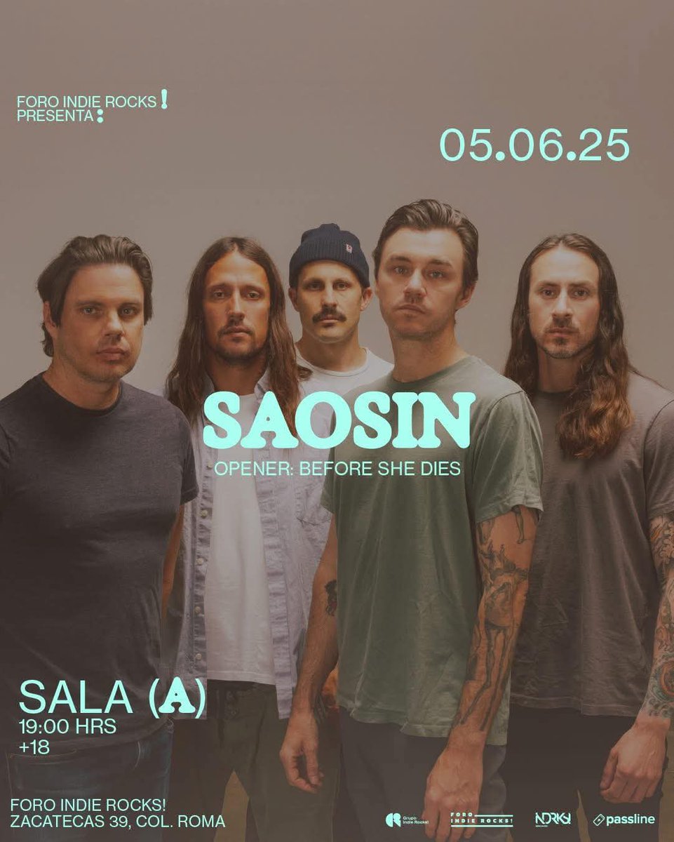 Faro en las Calles (@faroenlascalles) on Twitter photo 🚨 Recuerden usar el código #HotSale para los eventos de <a href="/ForoIndierocks/">Foro Indie Rocks!</a> 🚨
Cómo <a href="/LaBarrancaMx/">La Barranca</a> en el set de #PiedadCiudad o <a href="/Saosin/">Saosin</a> 🤘
#Faro 🚨 Recuerden usar el código #HotSale para los eventos de <a href="/ForoIndierocks/">Foro Indie Rocks!</a> 🚨
Cómo <a href="/LaBarrancaMx/">La Barranca</a> en el set de #PiedadCiudad o <a href="/Saosin/">Saosin</a> 🤘
#Faro