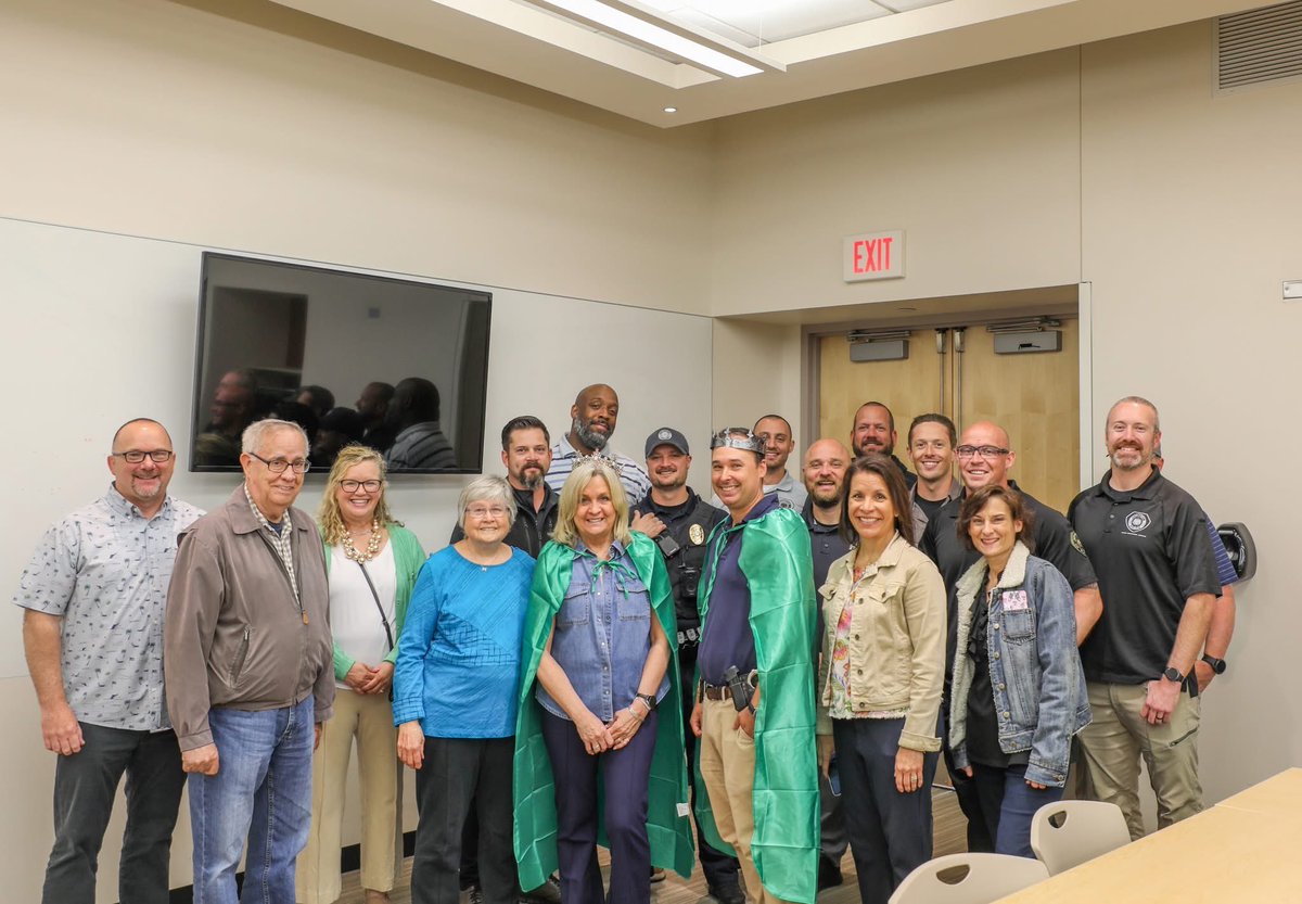 The King of Green is crowned annually during Johnston Green Days. This year, the honor went to Sergeant Grandon, who ensures the safety of all attendees. Catch him in the parade on Thursday, June 19.
