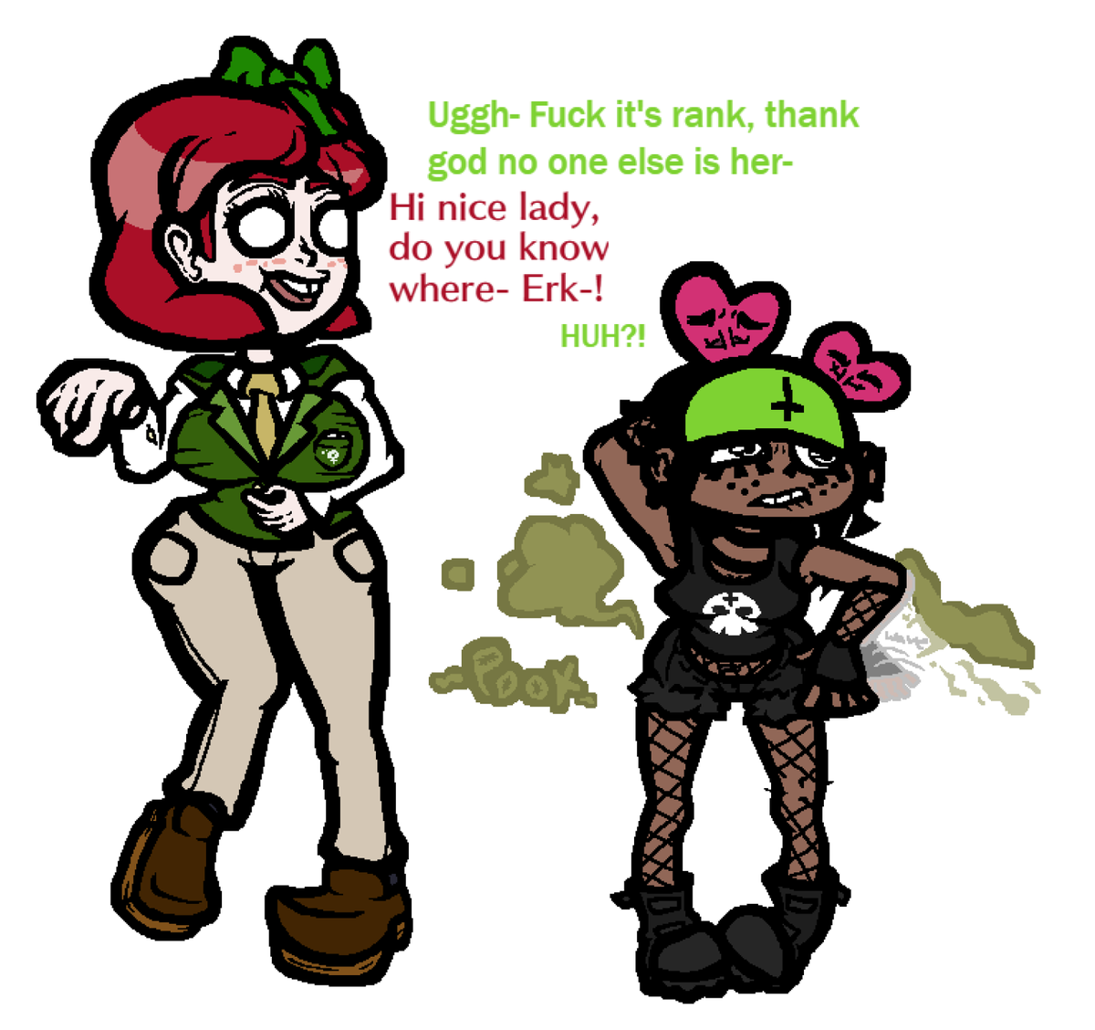 SkywardGonz_Art's tweet photo. (Fixed)
@GoddGod1's Baby and the some other idiot, who cares about her. Plus a lil' bonus funny. I think at this point I'm using mspaint more then I'm using Clip studio... https://t.co/ppMIwQ9ama