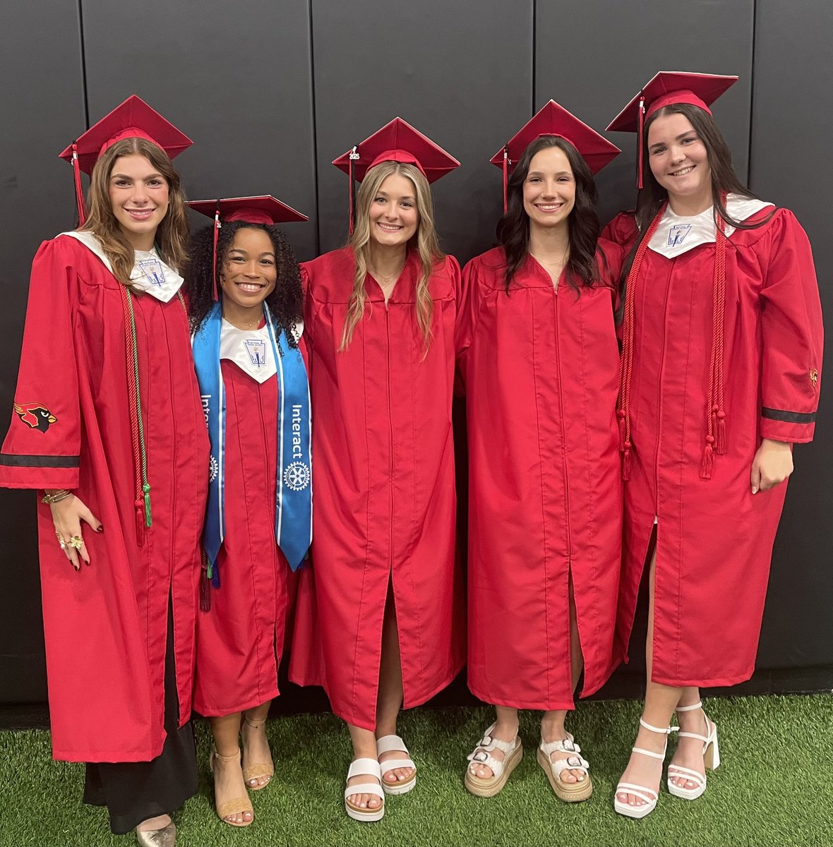 Always one of the hardest things to post, but so happy to see these seniors headed off to keep playing!  #RedRed