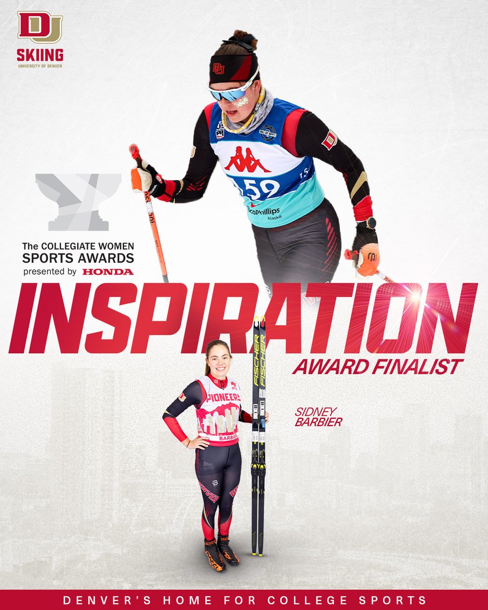 Denver Skiing (@du_skiing) on Twitter photo We are incredibly proud to announce that Sidney Barbier is a national finalist for the 2025 Inspiration Award by the <a href="/CWSA_HondaCup/">CWSA Honda Cup</a>.
She is a 4x letterwinner on the #SkiPios that battled for nearly 7 years with nutcracker syndrome.
Learn More: bit.ly/4jlo5Nl
#GoPios We are incredibly proud to announce that Sidney Barbier is a national finalist for the 2025 Inspiration Award by the <a href="/CWSA_HondaCup/">CWSA Honda Cup</a>.
She is a 4x letterwinner on the #SkiPios that battled for nearly 7 years with nutcracker syndrome.
Learn More: bit.ly/4jlo5Nl
#GoPios