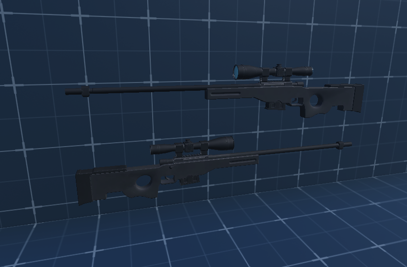 Quick AWP model :P #modeler #roblox #robloxdev #3dartist