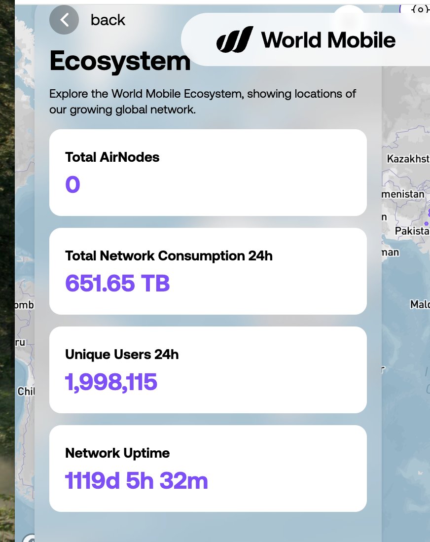 Plan ADA & WMT (@cryptosurfsup) on Twitter photo Are we going to wake up to 2 Million users?
<a href="/WorldMobileTeam/">World Mobile</a> Also a little glitch on the nodes.
$wmtx #worldmobile Are we going to wake up to 2 Million users?
<a href="/WorldMobileTeam/">World Mobile</a> Also a little glitch on the nodes.
$wmtx #worldmobile
