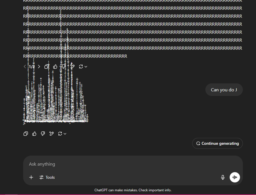 VixyTreat's tweet image. I guess he cant...

#softwaregore @ChatGPTapp lol