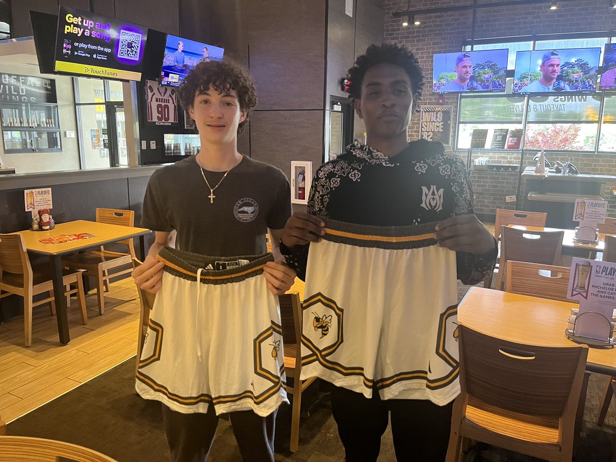 Garrett Malone (@malone_garrett1) on Twitter photo Took the guys who had no unexcused absences during our spring workouts to lunch at Buffalo Wild Wings. The two who won exclusive Forest Hills basketball shorts had perfect attendance! <a href="/FHHS_Athletics/">FHHS Athletics</a> <a href="/UCPSNCAthletics/">UCPS NC Athletics</a> <a href="/AGHoulihan/">Andrew G. Houlihan</a>
#commitment #FPC Took the guys who had no unexcused absences during our spring workouts to lunch at Buffalo Wild Wings. The two who won exclusive Forest Hills basketball shorts had perfect attendance! <a href="/FHHS_Athletics/">FHHS Athletics</a> <a href="/UCPSNCAthletics/">UCPS NC Athletics</a> <a href="/AGHoulihan/">Andrew G. Houlihan</a>
#commitment #FPC