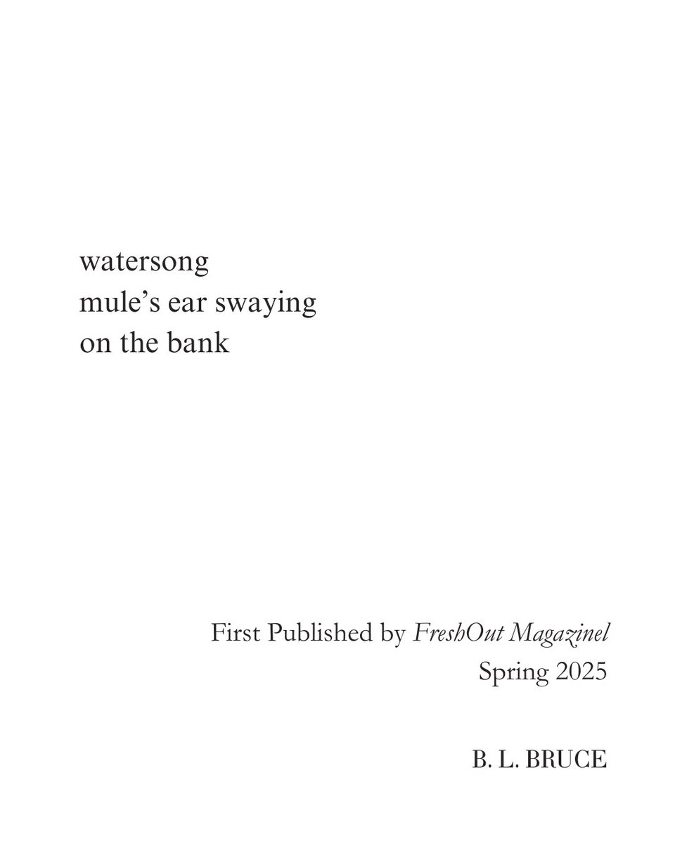 New #haiku in <a href="/FreshoutMag/">FreshOutMag</a>