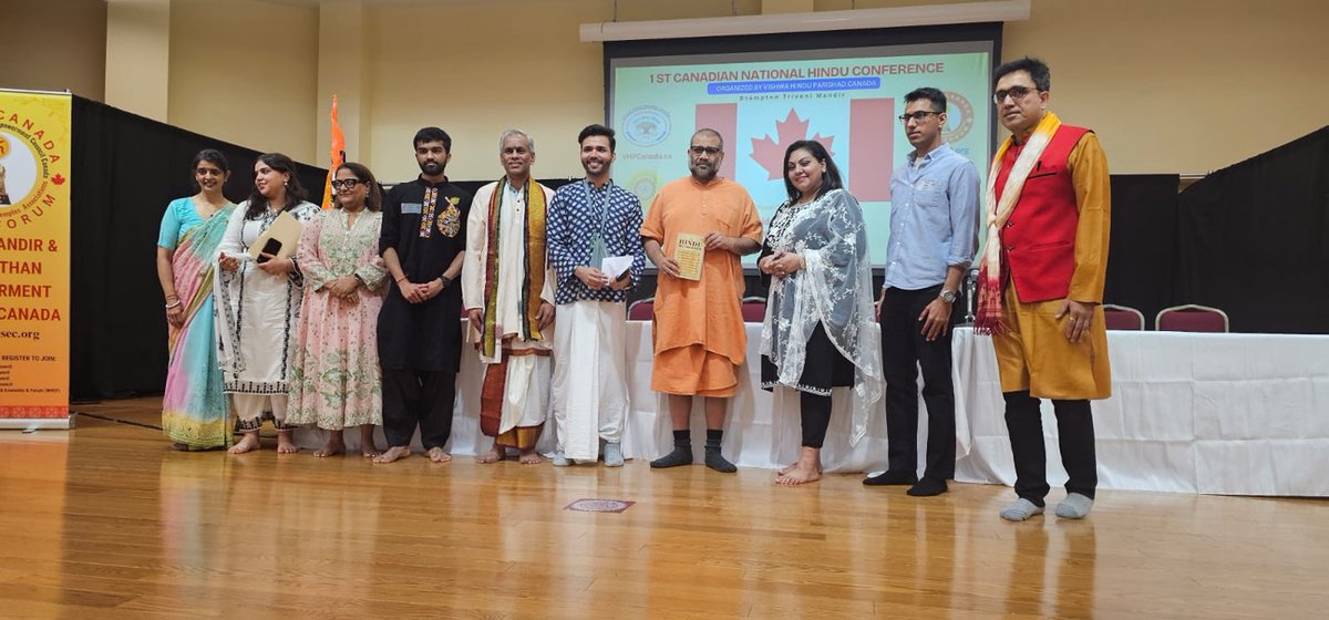 CNHC 2025 | Grateful and honoured to be a speaker on multiple panels spanning Hindu Heritage Education, Women &amp; Youth leadership, Seva, &amp; cultural unity. 
#VHPCanada #CNHC2025 #HinduUnity #DharmaInCanada #CanadianMulticulturalism <a href="/vhpcanada/">VHP Canada</a> <a href="/CohheOfficial/">CohheOfficial</a>