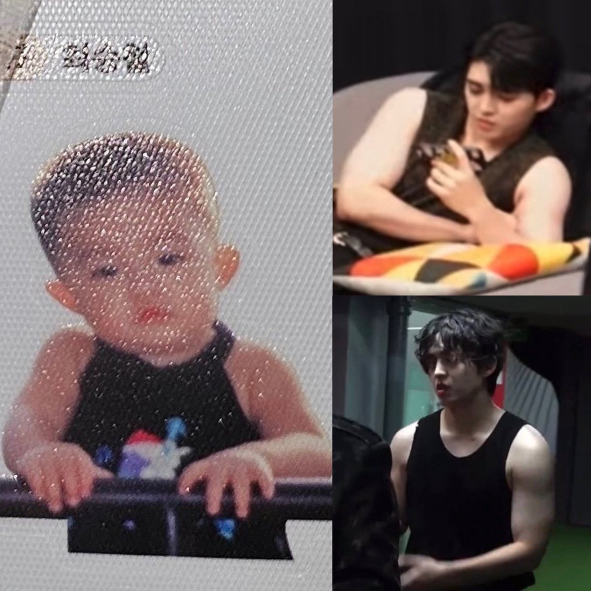 coup_jung's tweet image. 검정 나시 아기 강아디가 왤케 잘 자랐어