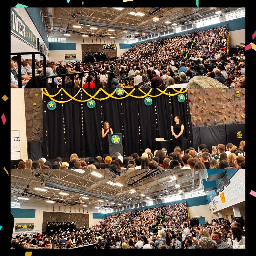 goldenapplenm's tweet photo. Today, GAFNM had the honor of attending Eisenhower Middle School’s 8th Grade Promotion, emceed by our very own 2025 Fellow, Mary Kershaw! Thank you to Principal Friedman and Ms. Kershaw, and congratulations to all students moving on to their next chapter! @EMSGenerals https://t.co/8E1tyZQJHo