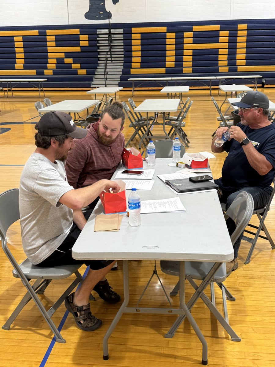 Great evening with the entire athletic department!  
Meeting was a success….. 
we are ready for the 25-26 athletic seasons. 

Thank you Mr. Carroll and Dairy Queen for feeding our coaches.