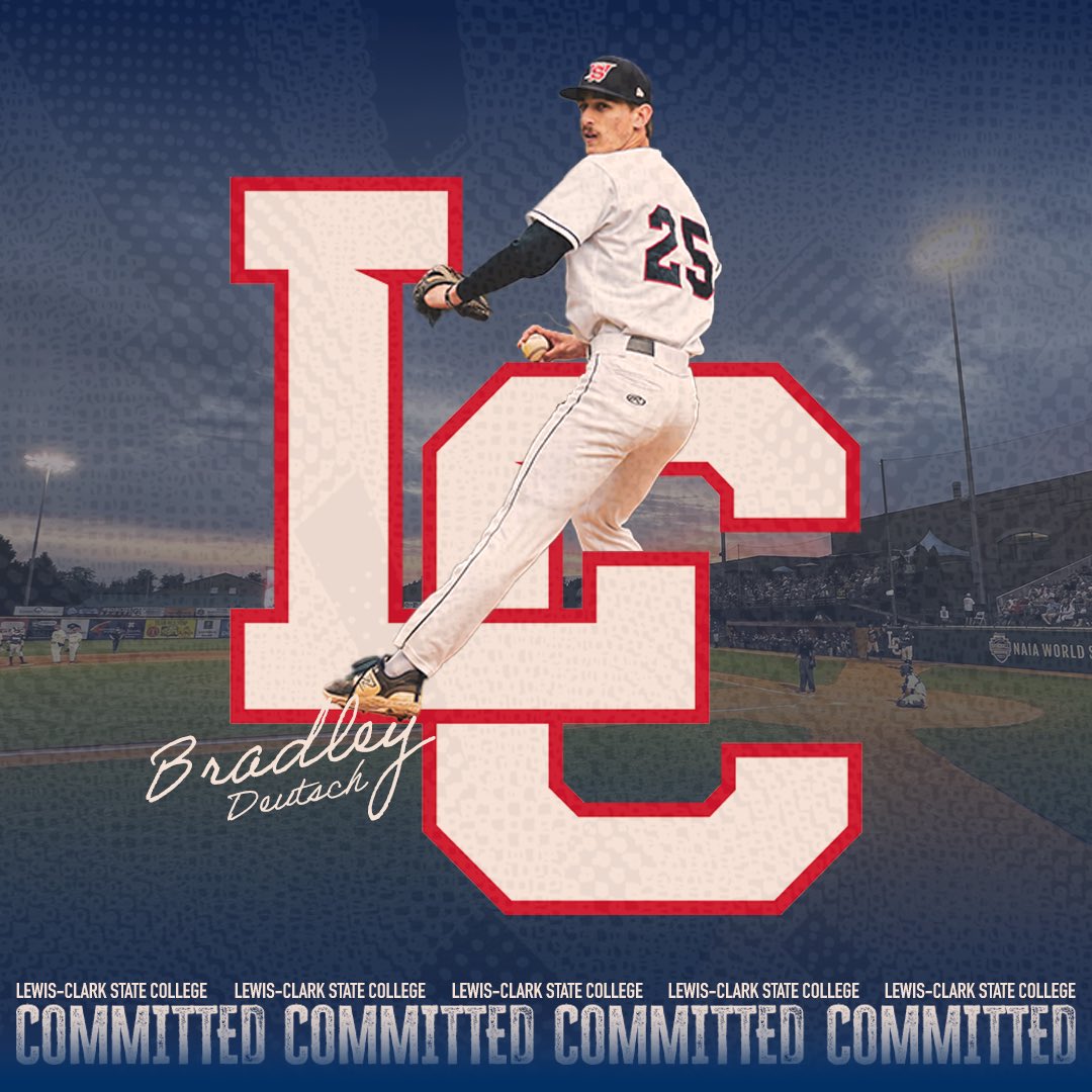 Bradley Deutsch (@braddeutsch20) on Twitter photo I am super excited to announce my commitment to play for Lewis-Clark State next year. I want to thank my family and coaches for making this possible! <a href="/LCWarriors/">LC State Warriors</a> I am super excited to announce my commitment to play for Lewis-Clark State next year. I want to thank my family and coaches for making this possible! <a href="/LCWarriors/">LC State Warriors</a>