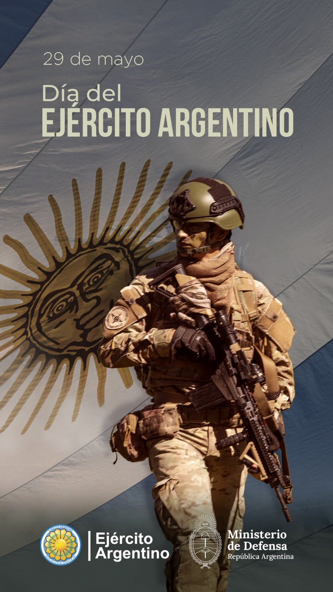 1810🇦🇷29 de mayo🇦🇷2025
215.° aniversario de la creación del #EjércitoArgentino.
#SiempreEjército