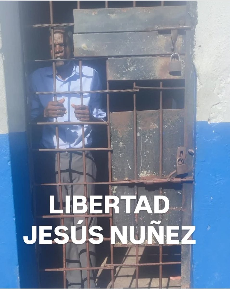 La intolerancia fascista del gobierno de <a href="/luisabinader/">Luis Abinader</a> ha privado de libertad al líder de los cañeros #JesusNuñez, una acción violatoria sus DDHH, sus derechos a la libre TRÁNSITO, a la libre EXPRESIÓN. Libertad en lo inmediato.
#Fascista