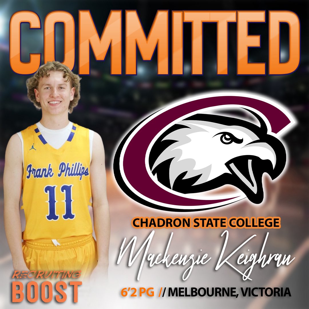 6’2 JUCO PG Mackenzie Keighran has COMMITTED to NCAA D2 Chadron State College (NE)! 

Congratulations! 🎉🎈🎊 

#RecruitingBoost