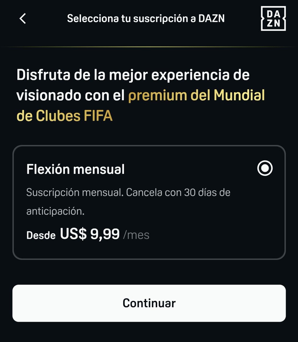 TribunaDeporOK's tweet photo. ¿El Mundial de Clubes con publicidad en DAZN?

DAZN lanzó una experiencia "Premium" del Mundial de Clubes por US$9,99, destacando como ventaja: "Sin interrupciones en directo durante los partidos"

Esto deja entrever que la versión gratuita incluirá interrupciones comerciales. https://t.co/DtAufTUL8e