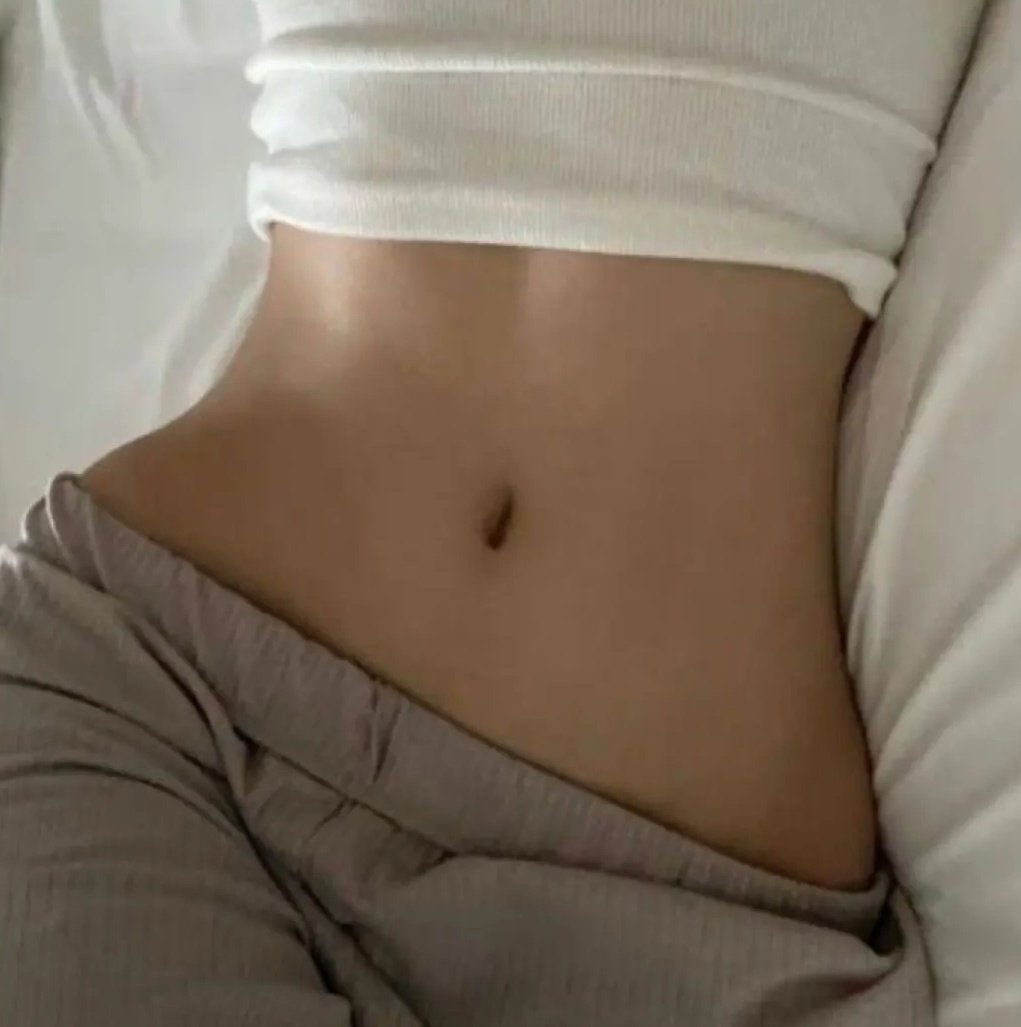 El tipo de abdomen que tengo// el que quiero