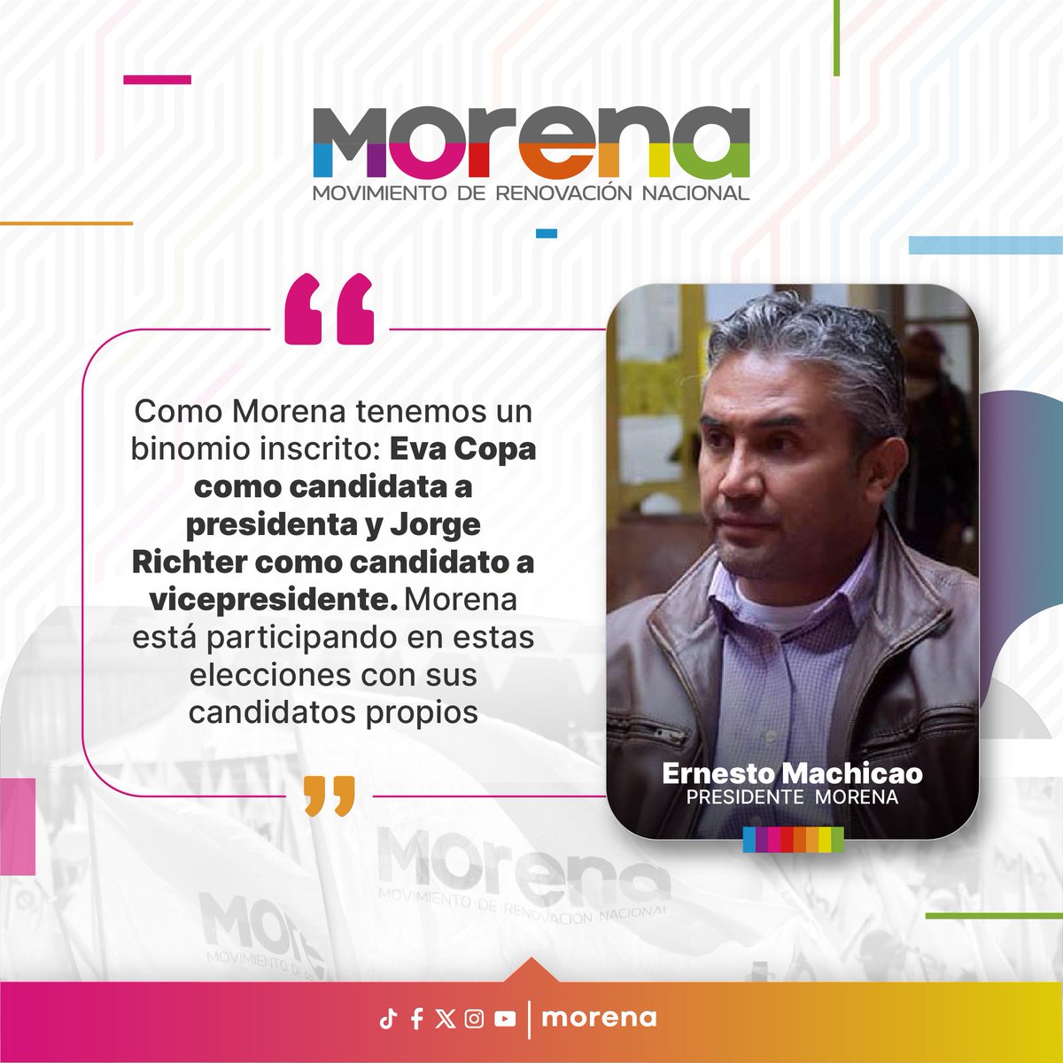 Morena Bolivia tweet media