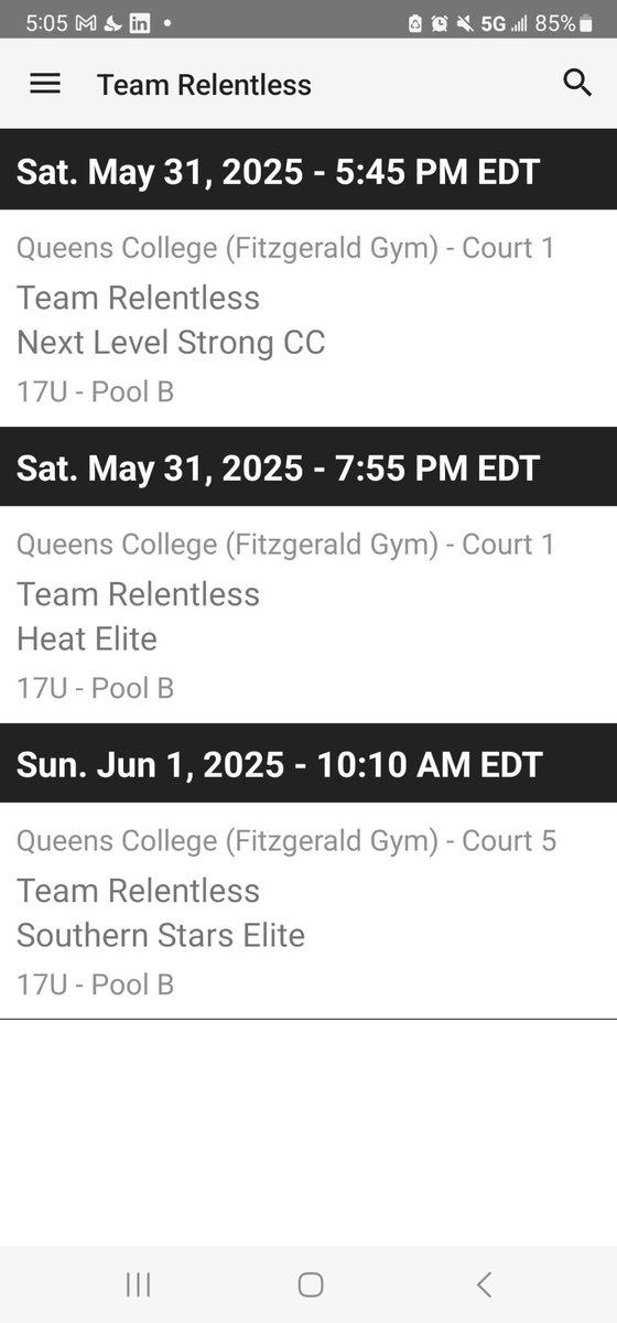 Frances73829870's tweet image. Here is my AAU schedule for this weekend with @TeamRe1entless at @madehoops