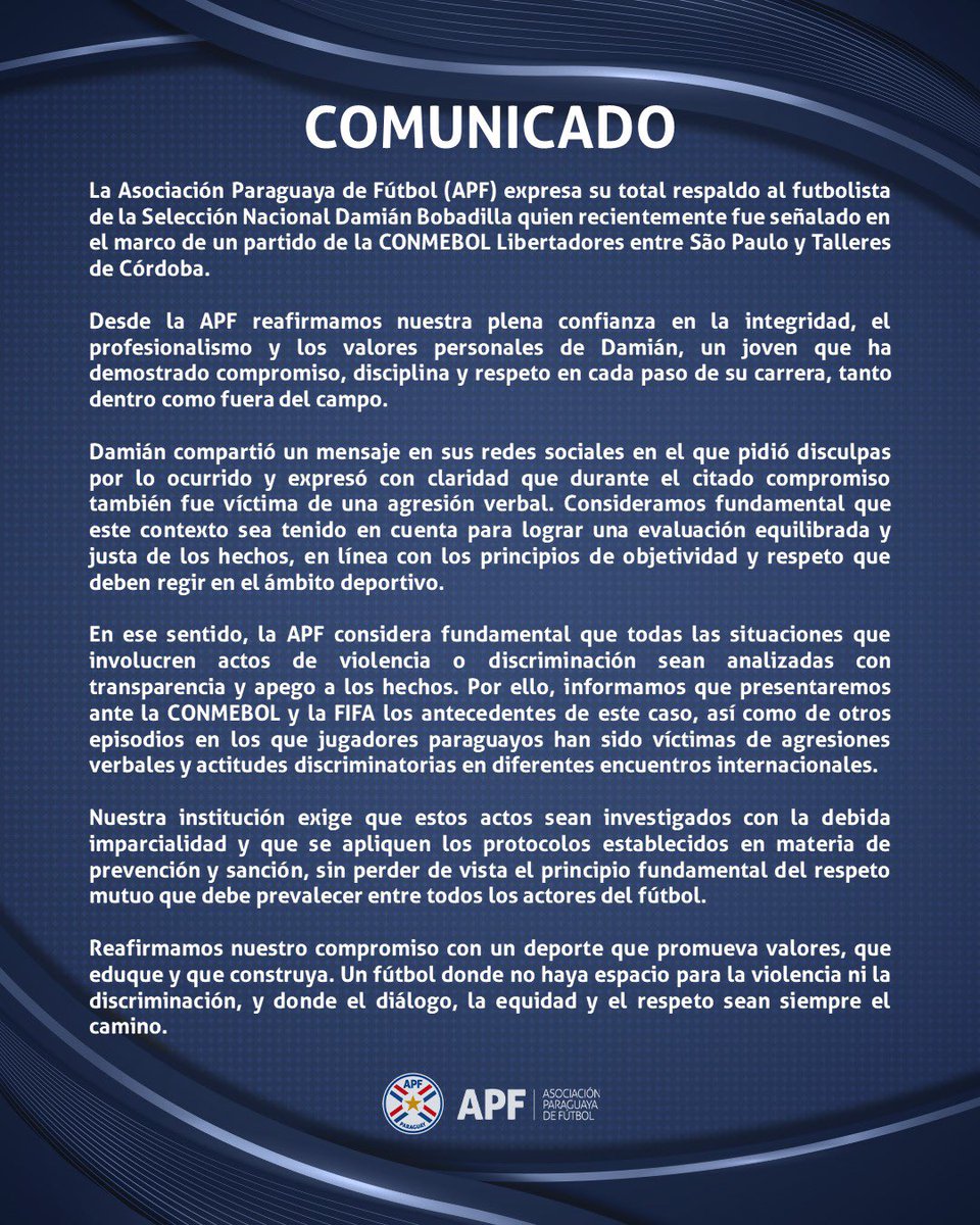 #ComunicadoAPF 📃