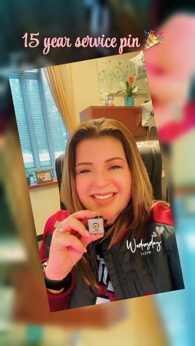 Rachelle J Meza (@rjmeza_schs) on Twitter photo Received my 15 year service pin. #FeelingBlessed #Grateful #AttitudeIsEverything #BestIsTheStandard #ShineOn <a href="/HumbleISD_SCHS/">Summer Creek High</a> <a href="/HumbleISD/">Humble ISD</a> Received my 15 year service pin. #FeelingBlessed #Grateful #AttitudeIsEverything #BestIsTheStandard #ShineOn <a href="/HumbleISD_SCHS/">Summer Creek High</a> <a href="/HumbleISD/">Humble ISD</a>