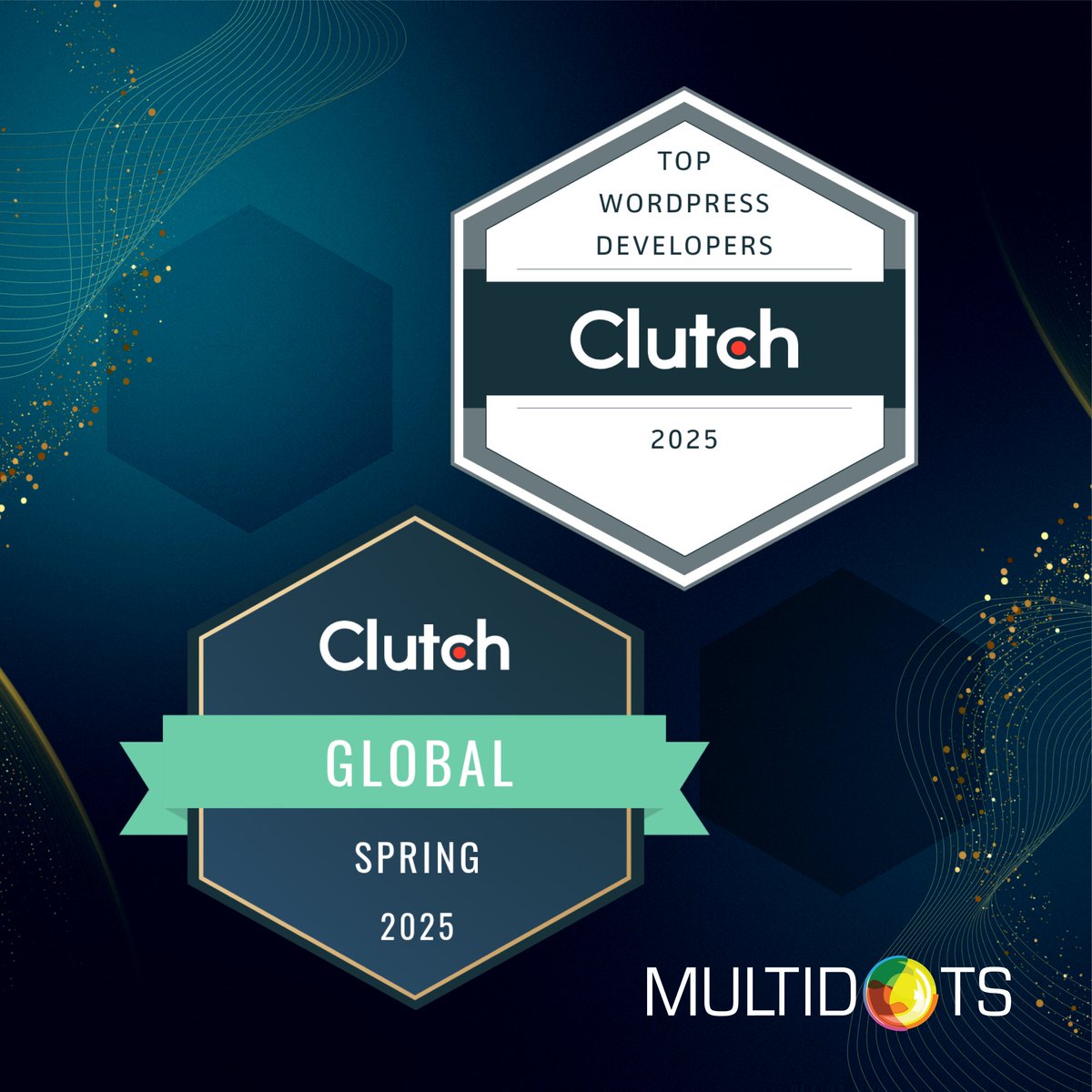 Big news — Multidots is a winner for Clutch's 2025 WordPress Award! 🌍🏆

This recognition reflects the trust our clients place in us and the incredible work our team delivers every day.

Check us out on Clutch → clutch.co/profile/multid…