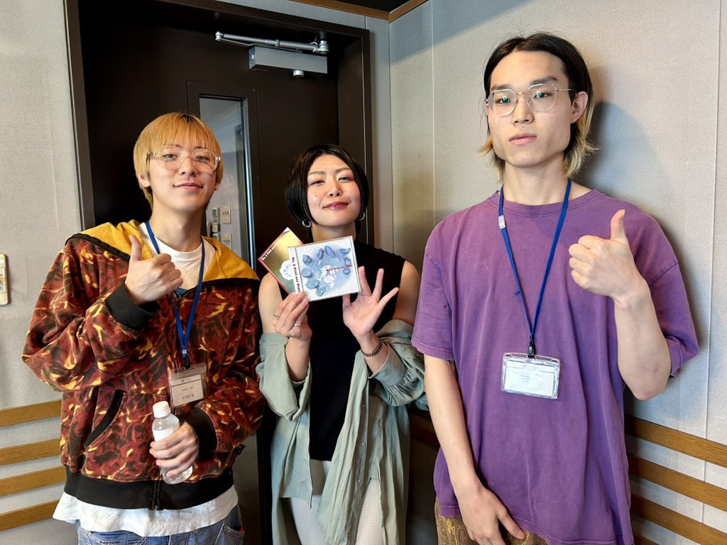 #jean のお二人にスタジオ生出演していただきました🎙️ 
<a href="/jean__wya/">JEAN</a> <a href="/sota_nakamura_/">Sota Nakamura</a> 

💿 先週、1st アルバム「We,A Fool and Wise.」リリース

🎤「not forget pleasure Two-man Live!!」6/13（金）TOKIO TOKYOにて！
出演はjean/Shu（ego apartment ）

#グッドニュー