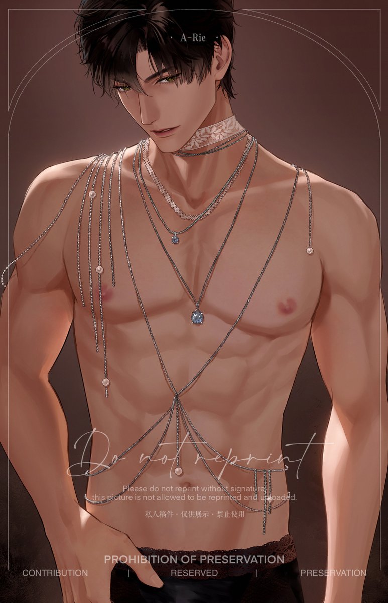 rimux14's tweet photo. #LoveandDeepspace #loveanddeepspacefanart #Zayne #zayneloveanddeepspace Body chain for Zayne. I have to say lace suits him so well. #黎深 https://t.co/ziVJ9owXIT