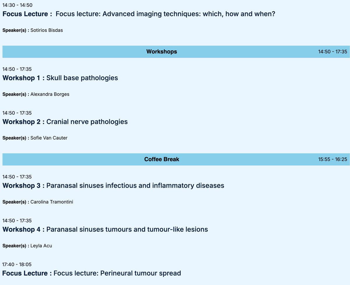 Good Monrning Athens, it's time for #ECHNR !
This is the today's schedule!
#HNRad #Neurorad #ThisIsESNR
@felicedarco