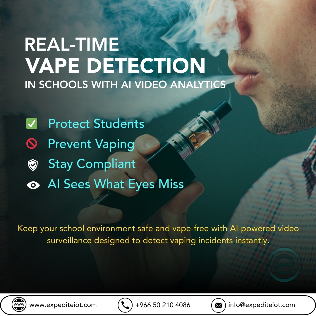 expediteiot's tweet image. Keep Schools Safe and Vape-Free with AI-Powered Surveillance
expediteiot.com/video-analytic…
#VapeDetection
#SchoolSafety
#AIVideoAnalytics
#RealTimeSurveillance
#VapeFreeSchools
#StudentSafety
#ExpediteIT
#SaudiArabia
#EducationSecurity
#SafeLearningEnvironment
#VapingPrevention