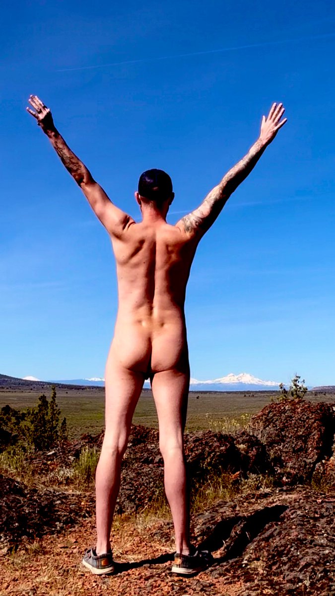 NewdYou's tweet photo. Naked is the only way i hike. 
#naturism #nudist #Nudistcontent #nude #nakedhiking #hikenaked https://t.co/dm1eohdTlk