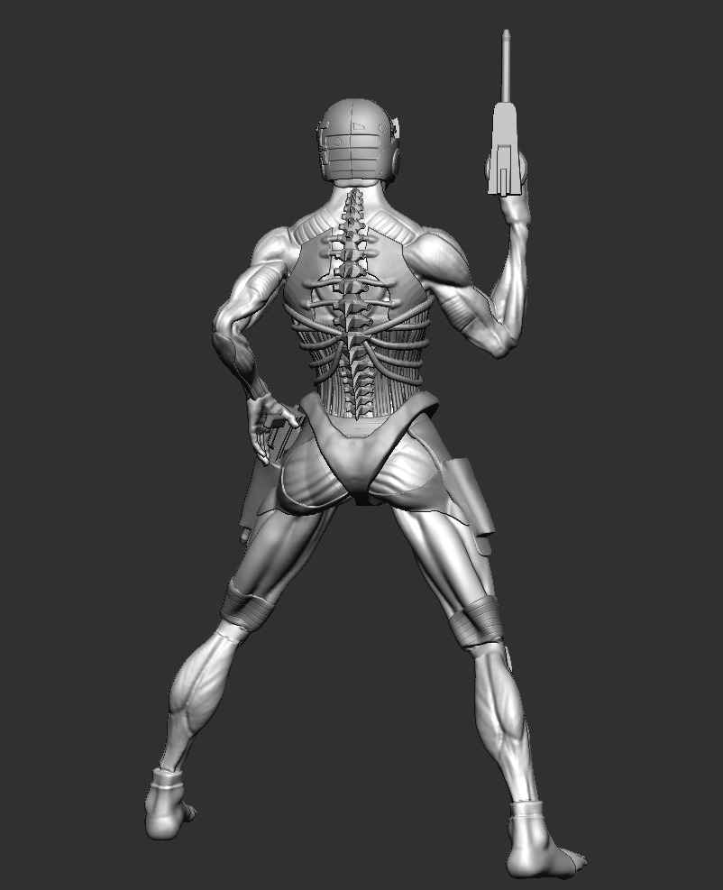 Cybernetic Enforcer: Built for Battle
A fusion of flesh and machine, unstoppable and deadly. Would you dare face him? ☠️💀
#3dmodel #3dprinting #3dartist #commissionsopen #commision