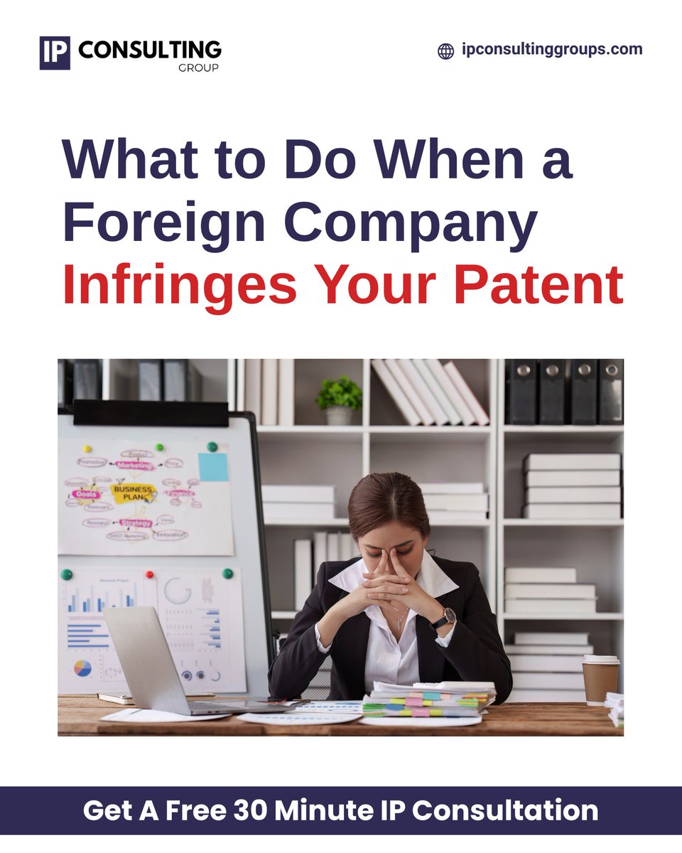IPConsultingus's tweet image. 💥🌍 When a Foreign Company Infringes Your Patent — Don’t Panic, Strategize!

Hashtags:
#IPConsultingGroup #PatentInfringement #GlobalIPProtection #InternationalIP #CrossBorderLitigation #IPStrategy

#MotorolaRazr60 #TrumpIsUnfitForOffice #ThunderUp #AEWDynamite #SummerHouse
